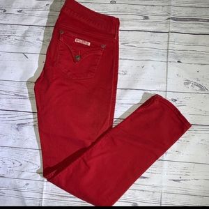 Hudson Red Skinny Jeans - 28